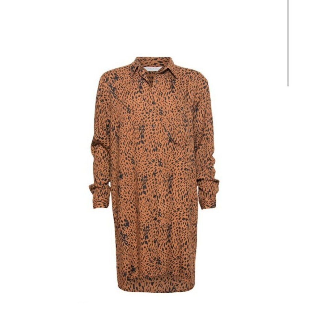 Anthropologie Sparkz Copenhagen Alva Long Shirt, M